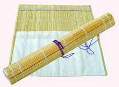 Пенал для кистей,бамбуковый, нат.цвет+ткань (14509) D.K.ART