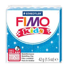 Гумка Fimo kids, Блакитна з блискітками, 42г, Fimo (8030-312)