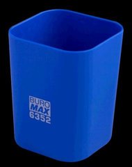 BM.6352-02 Стакан пласт. RUBBER TOUCH для канцелярських приладів, синій
