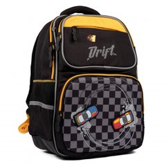 Рюкзак шкільний 1 Вересня S-105 "Maxdrift", чорний/жовтий (558744)