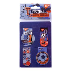 Закладки магнитные "Football", 4 шт (707395)