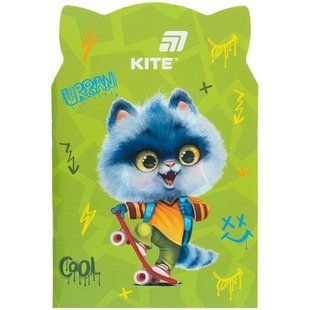 Блокнот Kite Skate Кот, 48 листов, клетка