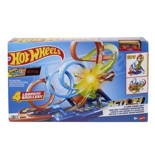 Трек "Безумные виражи и петли" Hot Wheels (HXR70)