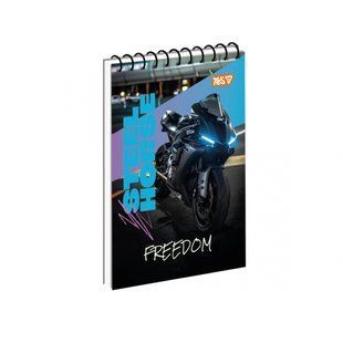 Тетрадь для записей Yes А6/80 ед.спираль "Ride Free" ВДЛ (152479)