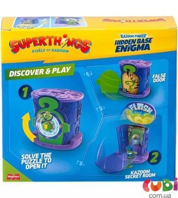 Игровой набор SUPERTHINGS серии "Kazoom Power" - СКРЫТАЯ БАЗА ЭНИГМА