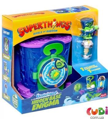 Игровой набор SUPERTHINGS серии "Kazoom Power" - СКРЫТАЯ БАЗА ЭНИГМА