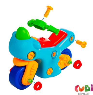 57082 Детская игрушка-конструктор Мотоцикл (укр. упаковка), BeBeLino