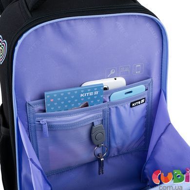 Рюкзак школьный каркасный Kite Education "Love is" K25-531M-2, комбинированый