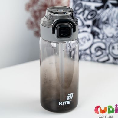 Пляшечка для води Kite, 600 мл, чорна (K25-1212-1)