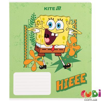 Тетрадь школьная Kite SpongeBob SquarePants SB25-236, 18 листов, клетка