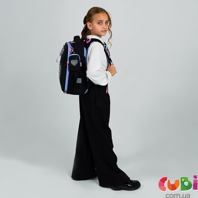 Рюкзак школьный каркасный Kite Education "Love is" K25-531M-2, комбинированый