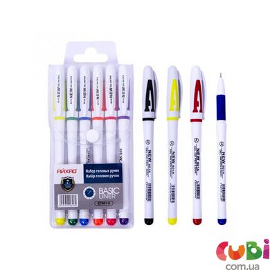Набір гелевих ручок АН-801 6 кольорів