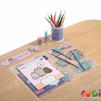 Подкладка пластиковая для стола Yes "Pusheen" цифры (492060)