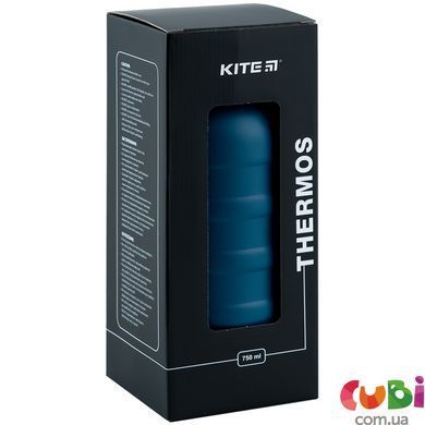 Термос Kite 750 мл, синій (K24-1205-1)