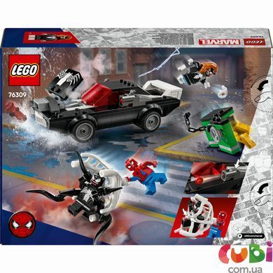 Конструктор Lego Marvel Людина-павук проти маслкара Венома (76309), комбінований