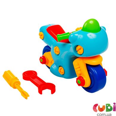 57082 Детская игрушка-конструктор Мотоцикл (укр. упаковка), BeBeLino