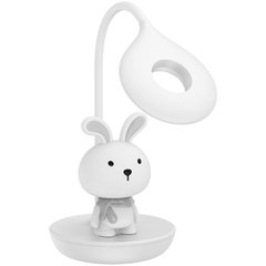 Настольная лампа LED с аккумулятором Bunny, белый