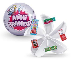 Ігровий набір ZURU MINI BRANDS SupermarketФігурки-сюрприз в шарі 5 шт. (77174), комбінований