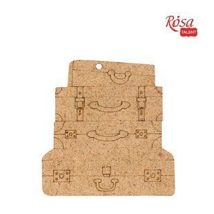 Заготовка "Чемодан" из ДВП, 8x8 см, ROSA TALENT (2809022)
