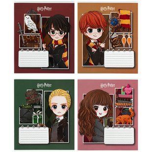 Зошит шкільний Kite Harry Potter (HP26-235), 12 аркушів, коса лінія