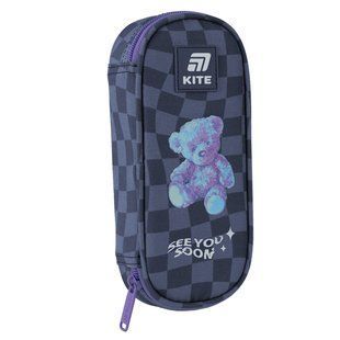 Пенал Kite "Классика" K25-599-14 с ярким дизайном для школы, комбинированый