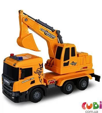 Автомодель серії "Super Big Truck" &ndash; ЕКСКАВАТОР SCANIA (світло, звук)
