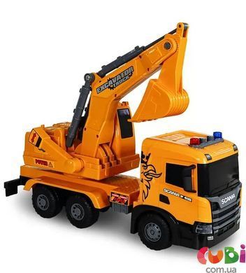 Автомодель серії "Super Big Truck" &ndash; ЕКСКАВАТОР SCANIA (світло, звук)