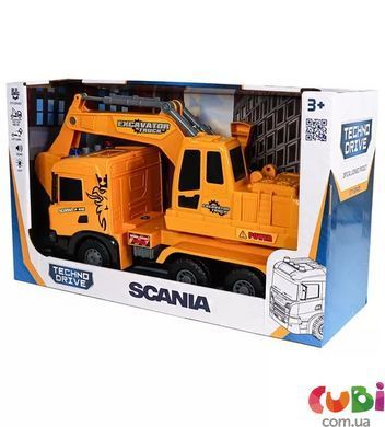 Автомодель серії "Super Big Truck" &ndash; ЕКСКАВАТОР SCANIA (світло, звук)