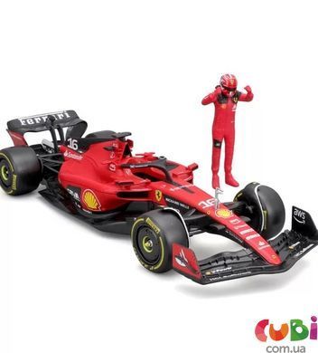 Автомодель з фігуркою - Ferrari SF-23 (1:24) (18-26809), комбінований