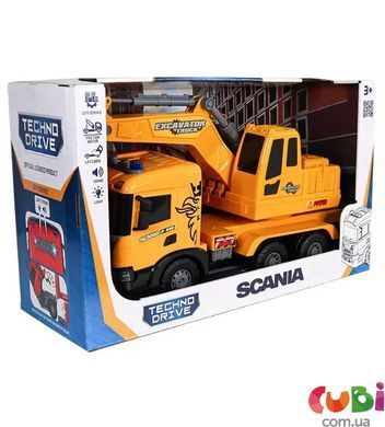 Автомодель серії "Super Big Truck" &ndash; ЕКСКАВАТОР SCANIA (світло, звук)