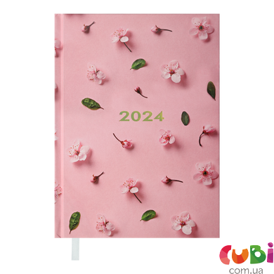 Щоденник датований 2024 PROVENCE, A5, розовий (BM.2161-10)