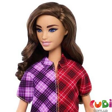 Кукла Barbie Модница в клетчатом платье (GHW53)