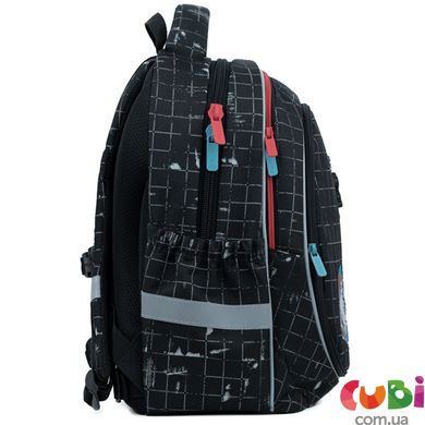Рюкзак полукаркасный Kite Education Street Style K22-700M(2p)-3, Чорний