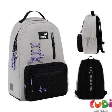 Рюкзак Kite Education teens Romantic Minimalism (K26-949L-1), сірий