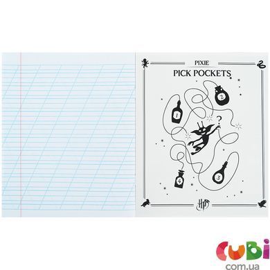 Зошит шкільний Kite Harry Potter (HP26-235), 12 аркушів, коса лінія