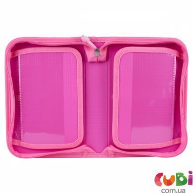 Пенал жесткий YES одинарный с двумя клапанами HP-04 Funny Bunny (533625), комбинированый