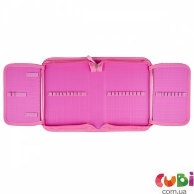 Пенал жесткий YES одинарный с двумя клапанами HP-04 Funny Bunny (533625), комбинированый