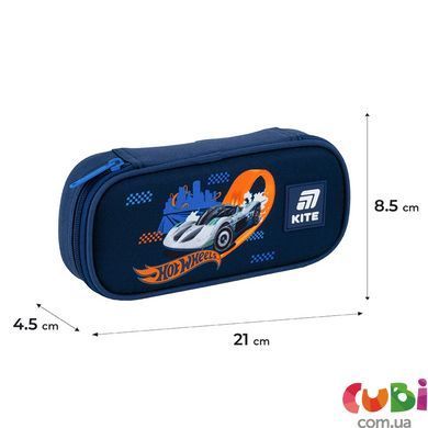 Пенал Kite Hot Wheels HW25-662-2, комбинированый
