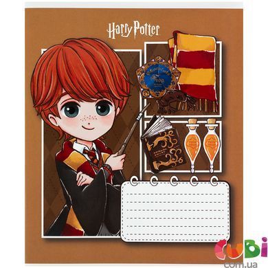 Зошит шкільний Kite Harry Potter (HP26-235), 12 аркушів, коса лінія