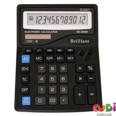 Калькулятор BS-888М 12 лет., 2-живл.