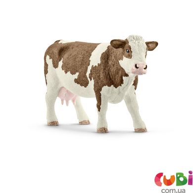 Игрушка-фигурка Schleich Симентальская корова (13801)