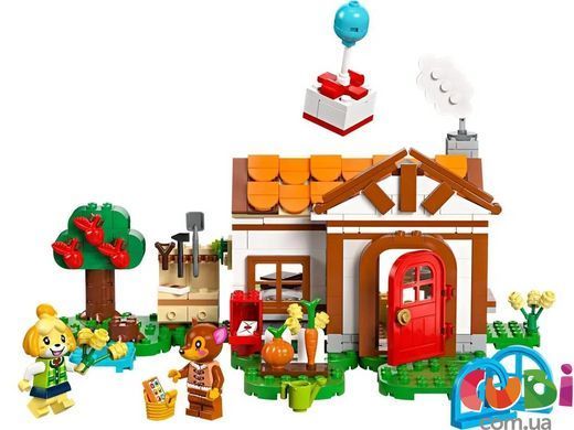 Конструктор Lego Animal Crossing Визит в Изабеллу (77049), комбинированый