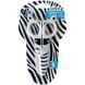 Детские безопасные пластиковые ножницы, 12 см, Zebra