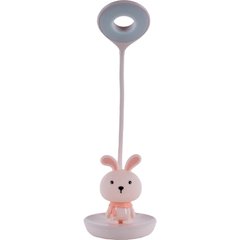 Настольная лампа LED с аккумулятором Bunny, розовый, K24-492-1-2
