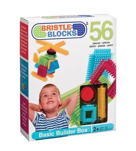 Конструктор серии Bristle Blocks - СТРОИТЕЛЬ (56 деталей, в коробке)