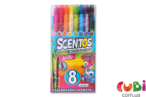 41102 Набір ароматних воскових олівців для малювання - ВЕСЕЛКА (8 кольорів)