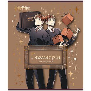 Тетрадь предметная Kite Harry Potter HP25-240-1, 48 листов, клетка, геометрия