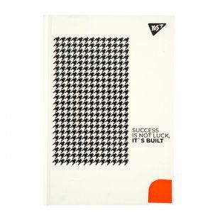 Блокнот YES А5/64 7БЦ "Success is built. White", линия (152049)