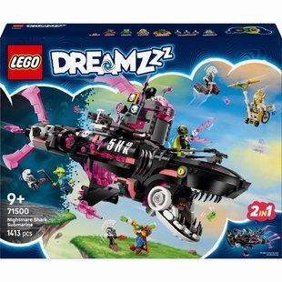 Конструктор Lego DREAMZzz Ужасающая подлодка &laquo;Акула&raquo; (71500), комбинированый