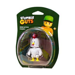 Ігрова колекційна фігурка з артикуляцією Stumble Guys - Курча (7,5 см), комбінований